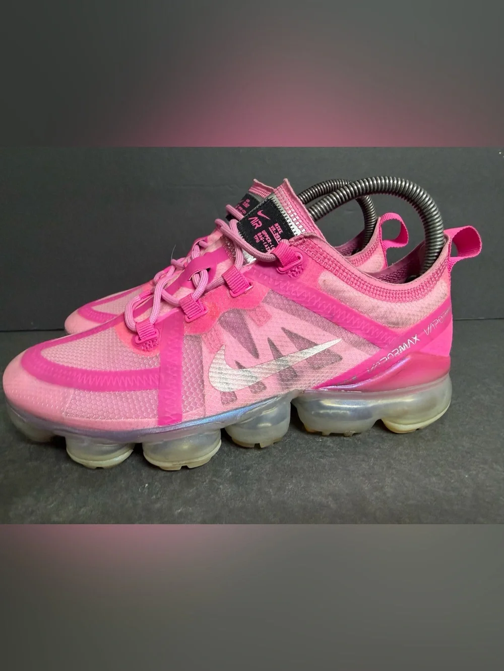 Nike Air VaporMax Shoes Womens Size 7.5 Pink Running Sneakers AR6632-600